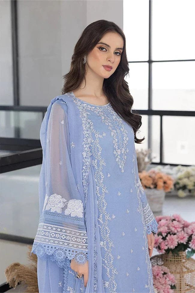 Embroidered Luxury Lawn Unstitched 3Pc