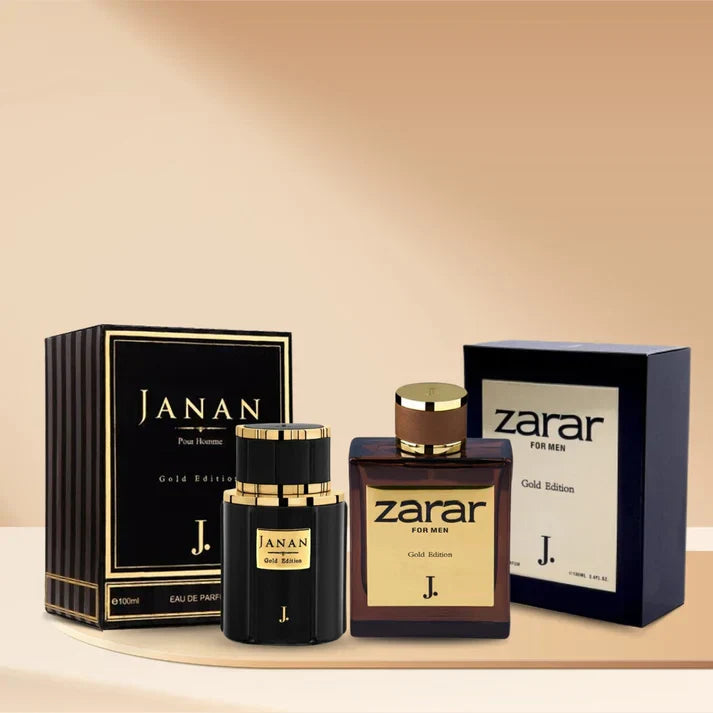 ( Pack Of 2 ) J. Janan Gold & Zarar | Top Class Quality✅ | 100ml ⭐️⭐️⭐️⭐️⭐️ Rated 4.8/5 by 10,000+ satisfied customers